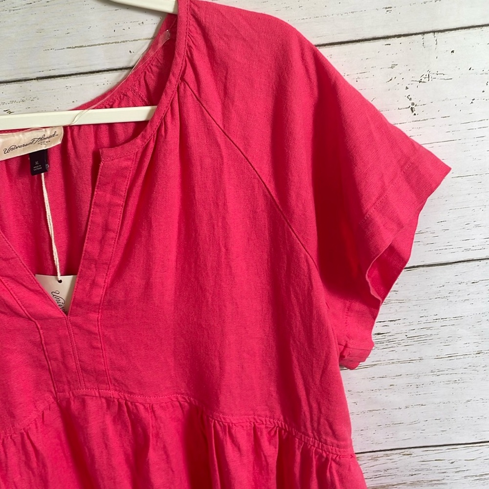 Universal Thread V Neck Bright Pink Dress, size XL, NWT - Picture 6 of 10